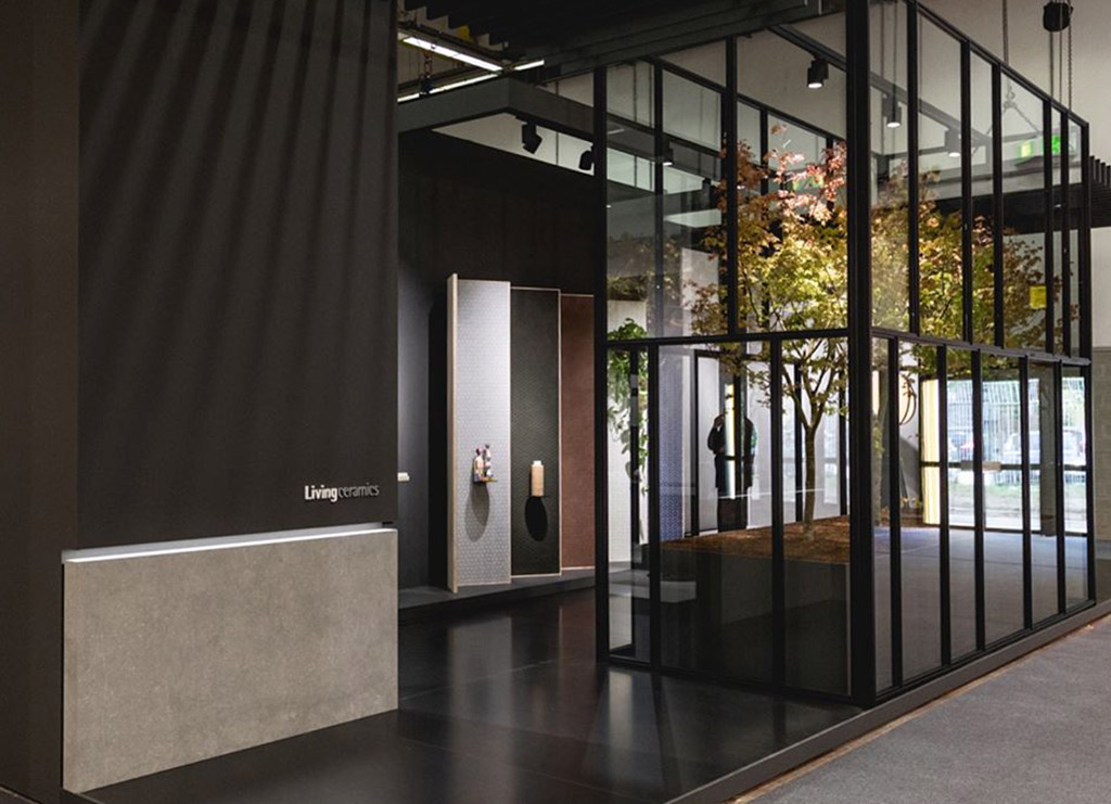 Living Ceramics presenta en Cersaie cerámica de gran formato con relieve
