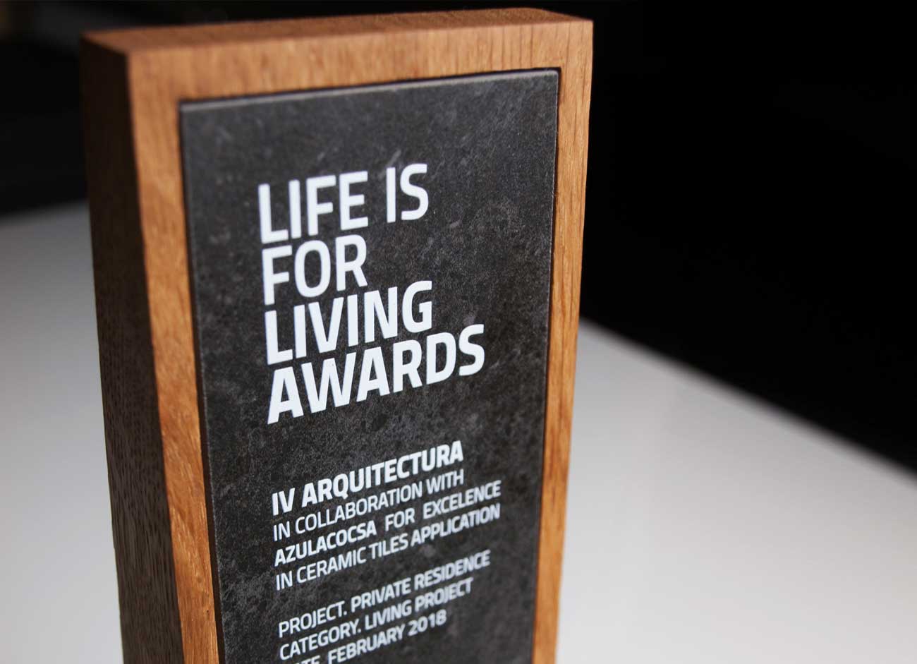 Living Ceramics organiza los II premios Life is for Living · Awards